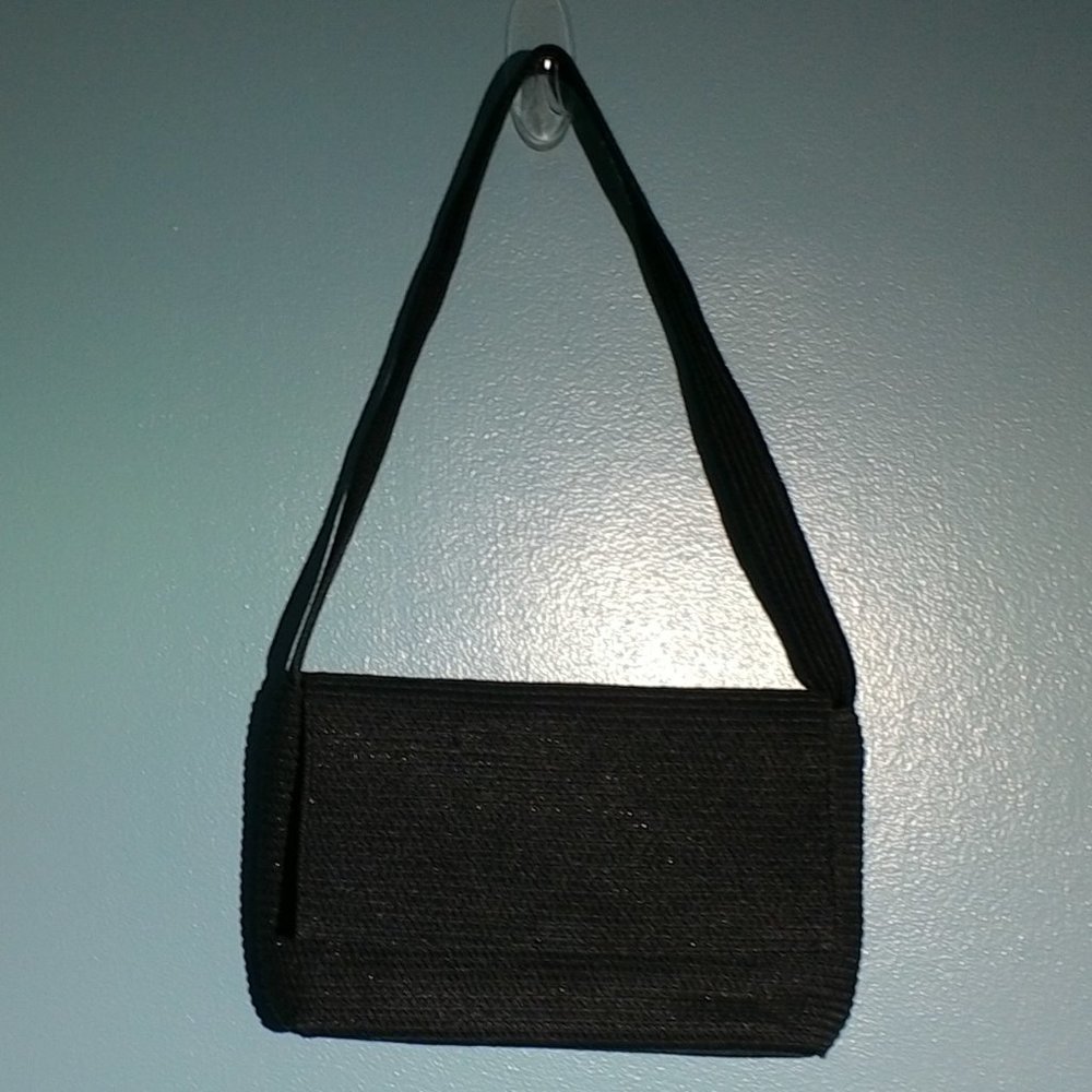 Talbots black shoulder Style #9208 purse